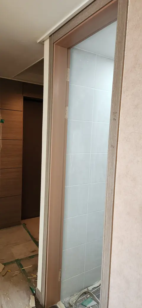 올림픽파크센트레빌 현관문 · 벽체 외 3곳 시공