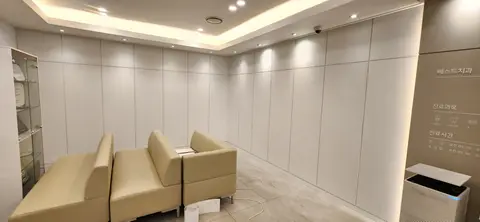 성남시 성남동 벽체 시공 후